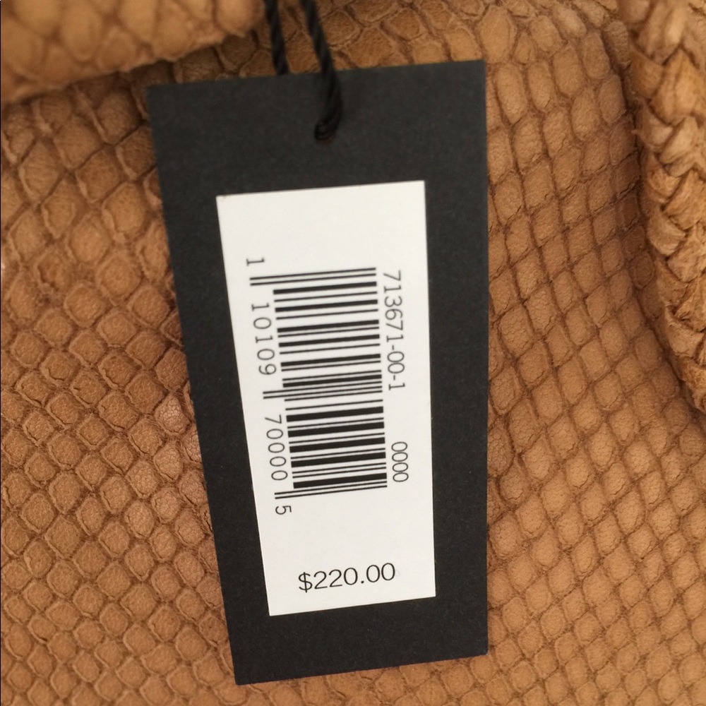 Banana Republic Animal Print Fabric Brown Purse - Picture 4 of 5